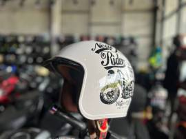 Cafe Helmets Jet មួកកាហ្វេ ពាក់បានទាំងប្រុស