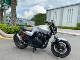 Honda CB400 04 Custom Cafe Racer មួយទឹកស្លាកលេខភ្នំពេញ ម៉ាសុីននៅអេម